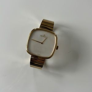 Shinola Mother of Pearl Gold Watch